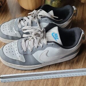 Nike Gray and White Athletic Shoes